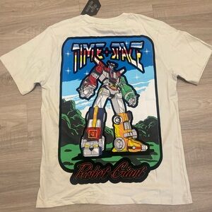 & Other Stories Off-White Tee with Graphic Accent